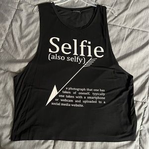 Selfie tank top